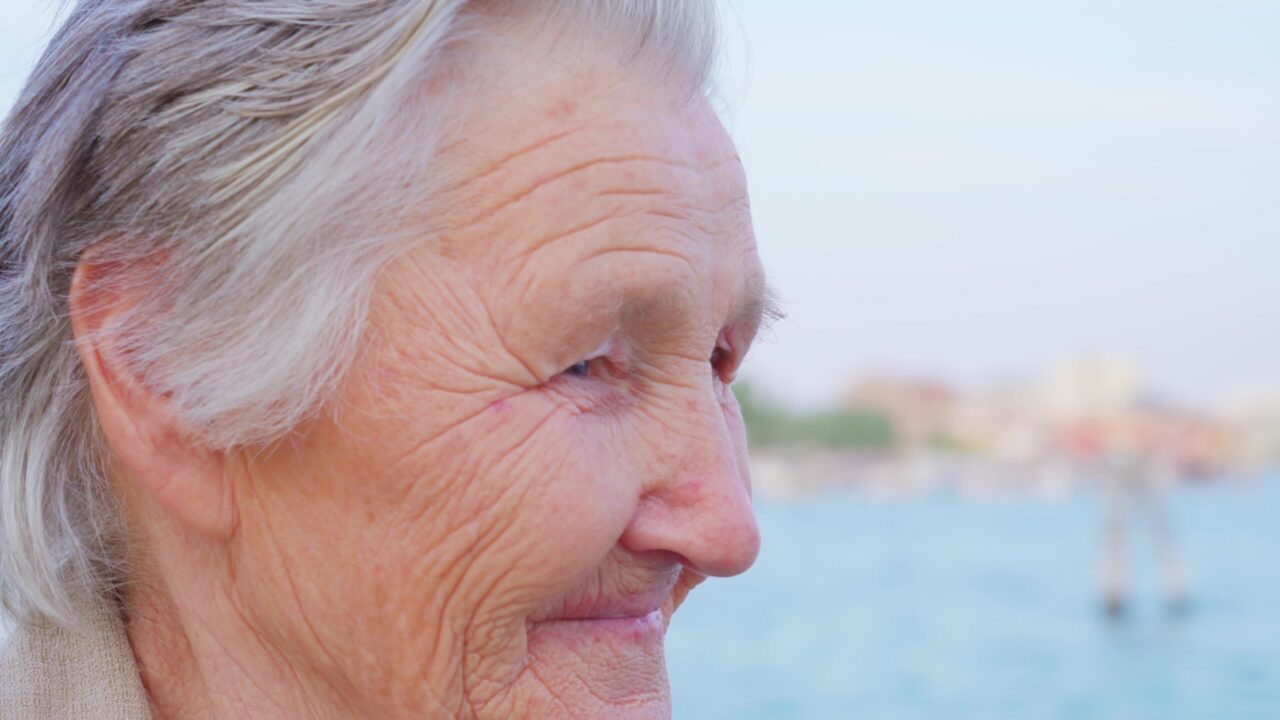 A Portrait of Life: The Face of an Elderly Woman