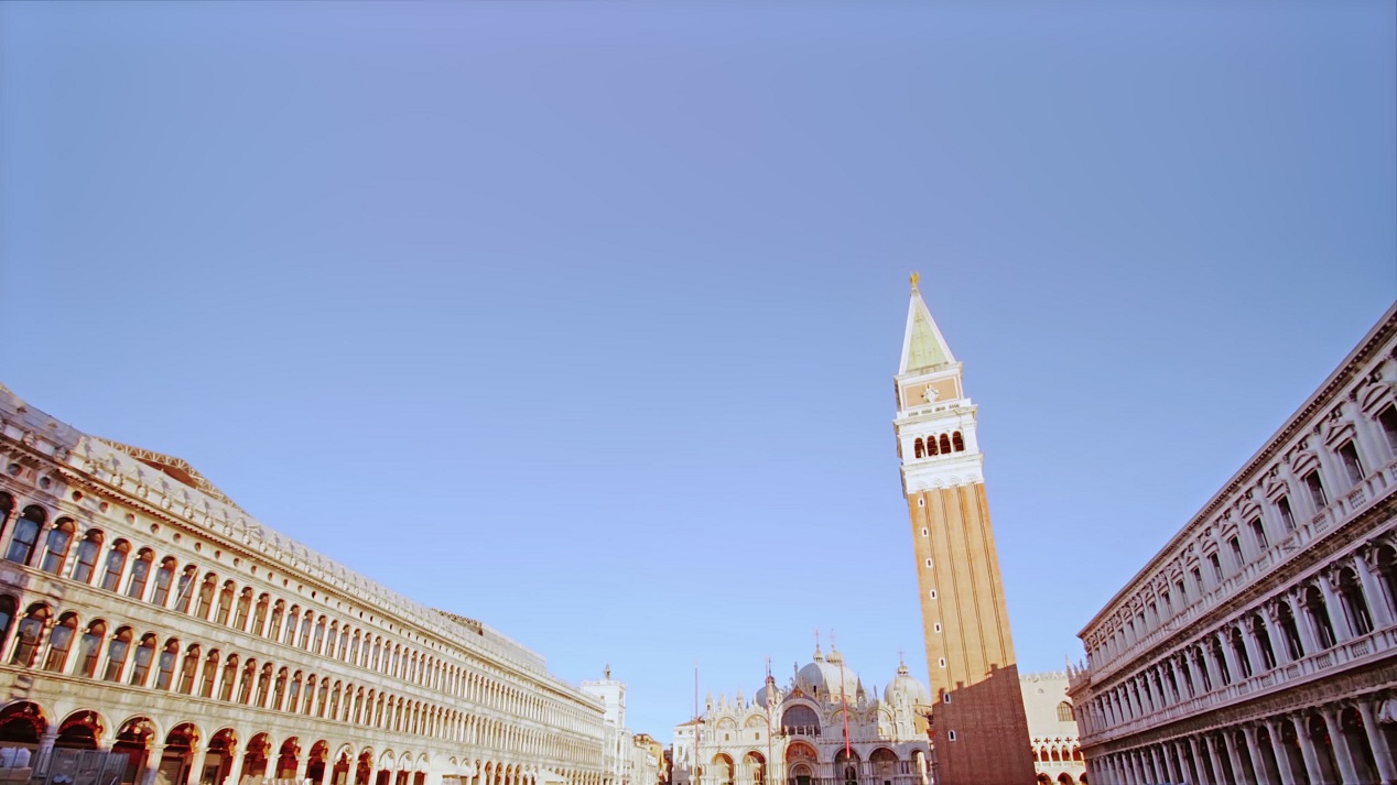 Center of Venice and its architecture