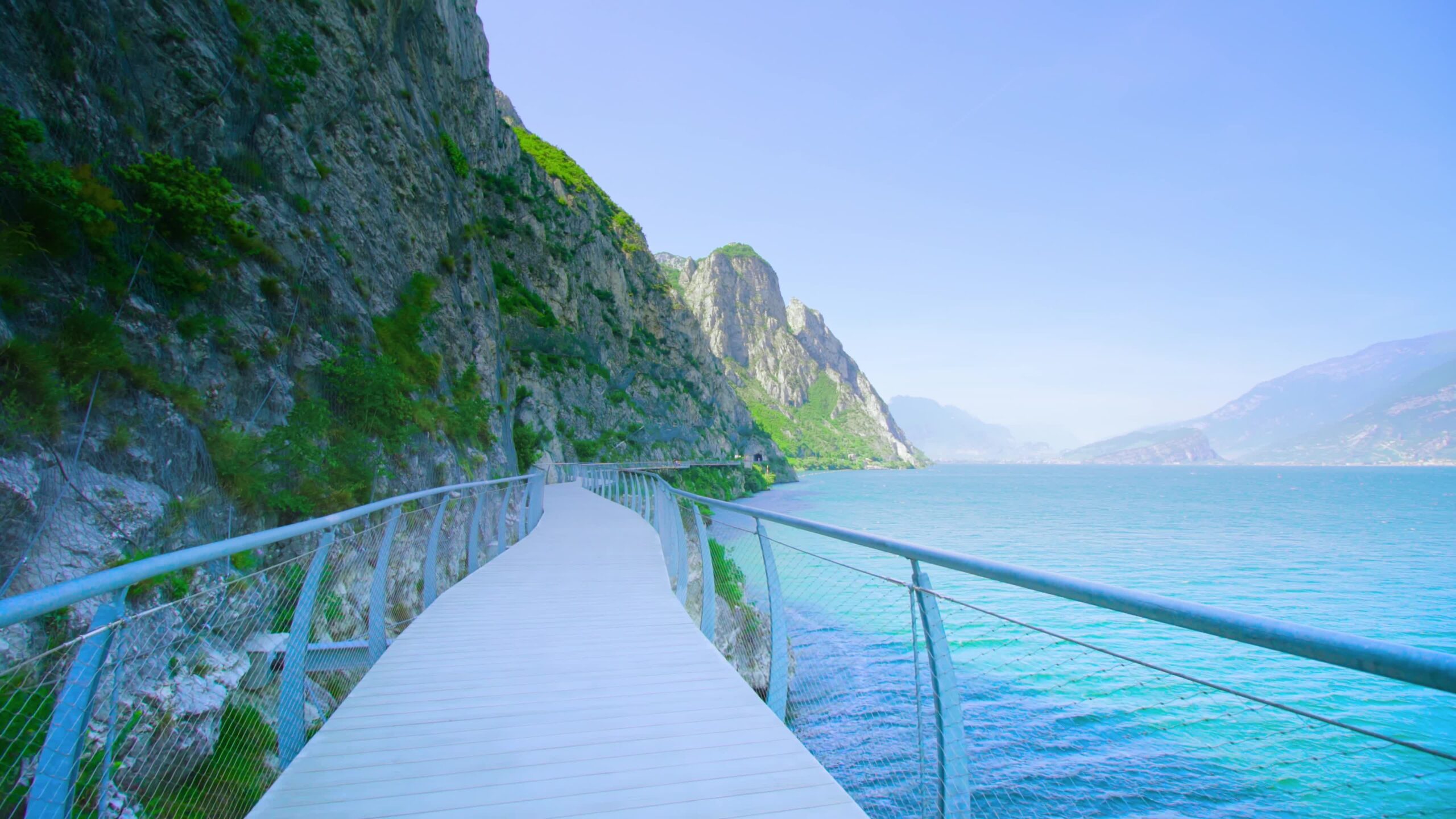 Exploring the Wonders of Lake Garda: The Suspended Cycling Path